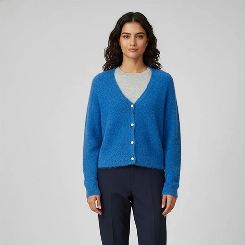 Merino Wool Cardigan Ladies