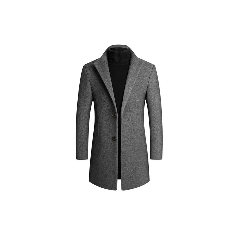 Vunena jakna Muška Slim Fit